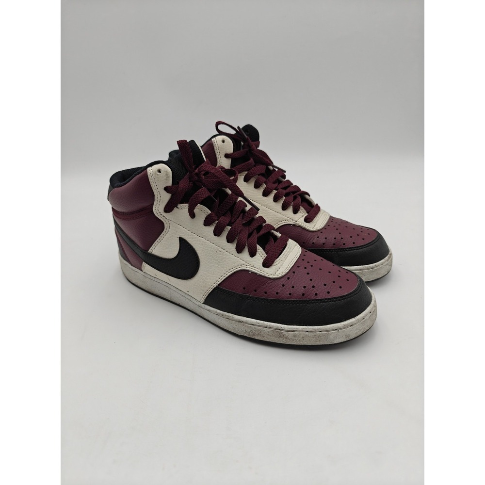 Nike Court Vision Mid Next Nature Shoes Mens Size 8 Red Sneaker DN3577-600